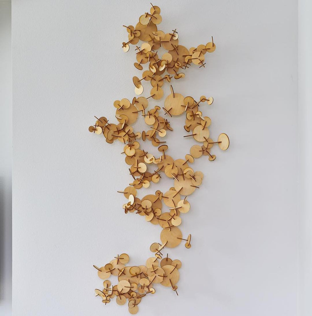 The Fractal Nature of Things Wall Sculpture Nature Home Art Melissa Borrell