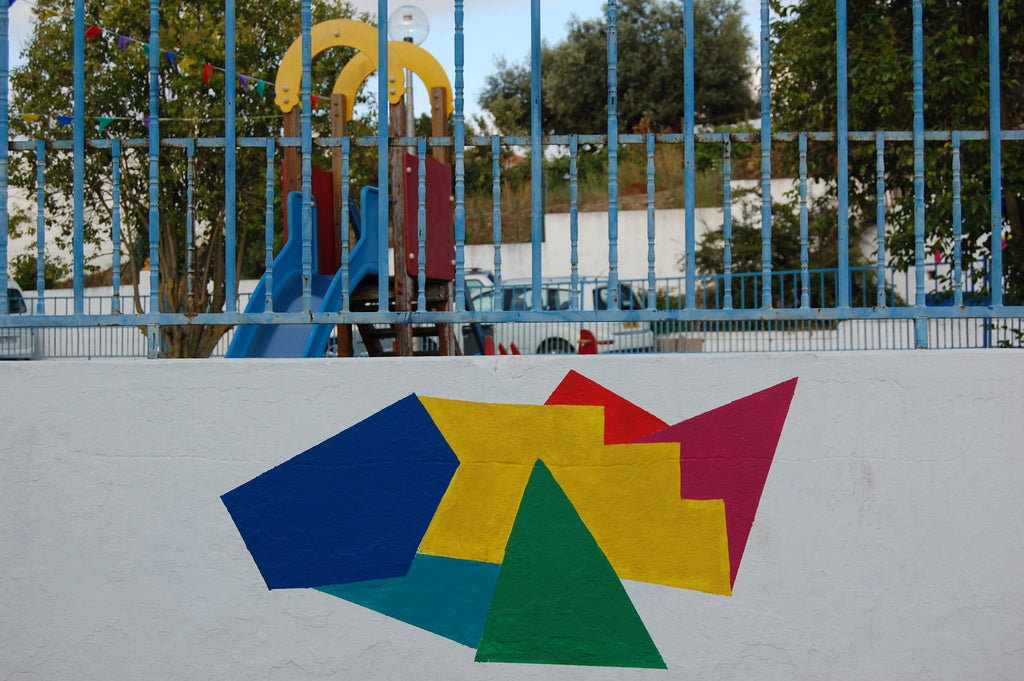 Casas de Brincar Portugal Colorful Public Art Mural Outdoor Playground Melissa Borrell