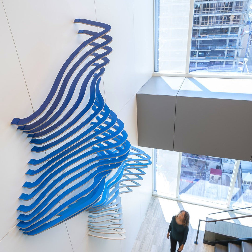 Topograph Corporate Art Installation Melissa Borrell 