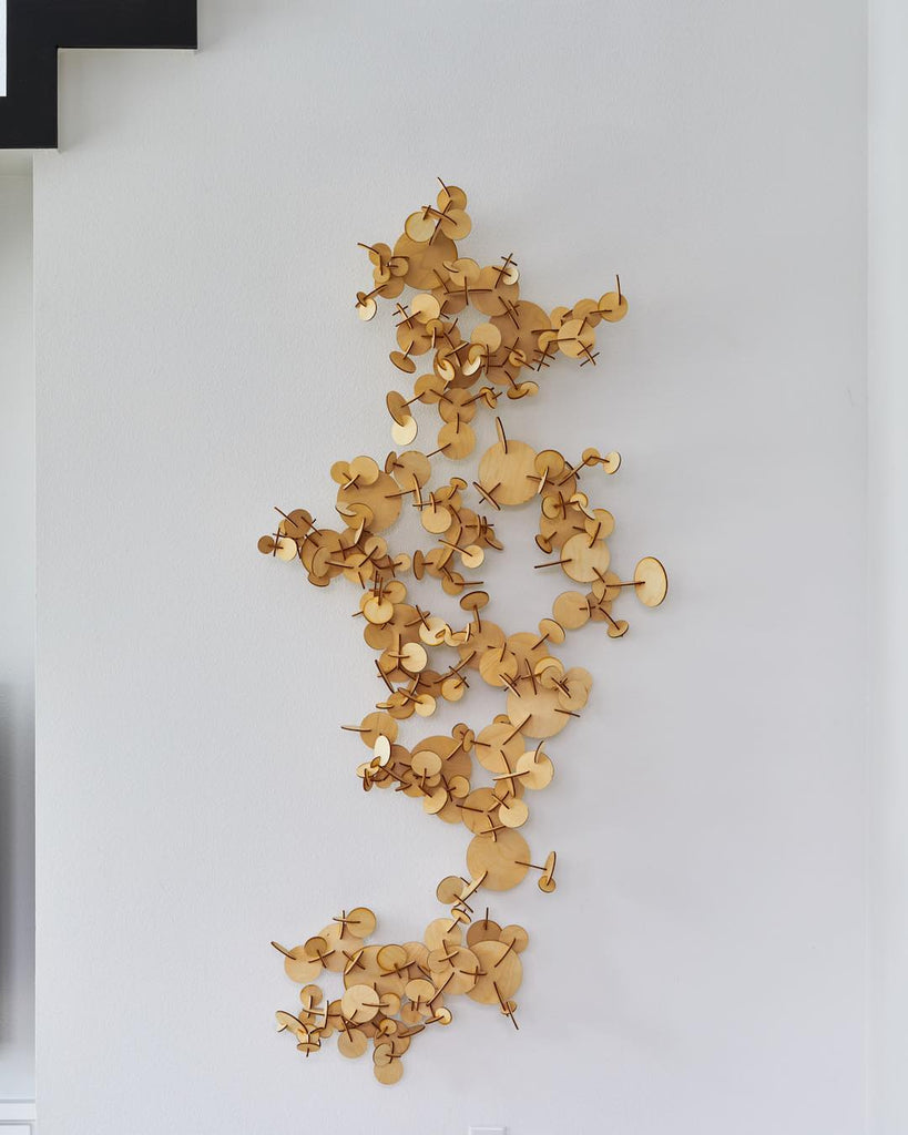 The Fractal Nature of Things Wall Sculpture Nature Home Art Melissa Borrell