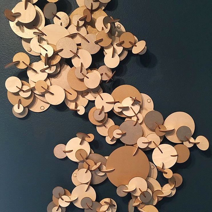 The Fractal Nature of Things Gallery Installation Austin Texas Melissa Borrell