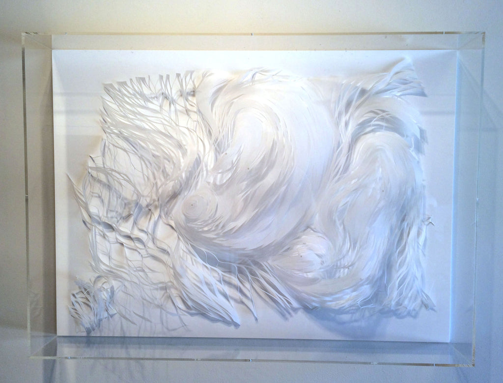 Expanding Landscape Wall Sculpture Installation Melissa Borrell