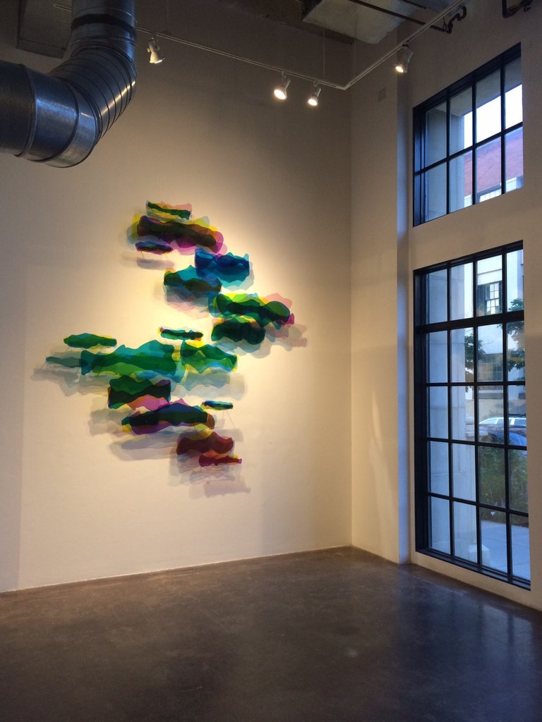 Heading West Gallery Installation Acrylic Wall Sculpture Denver Colorado Melissa Borrell