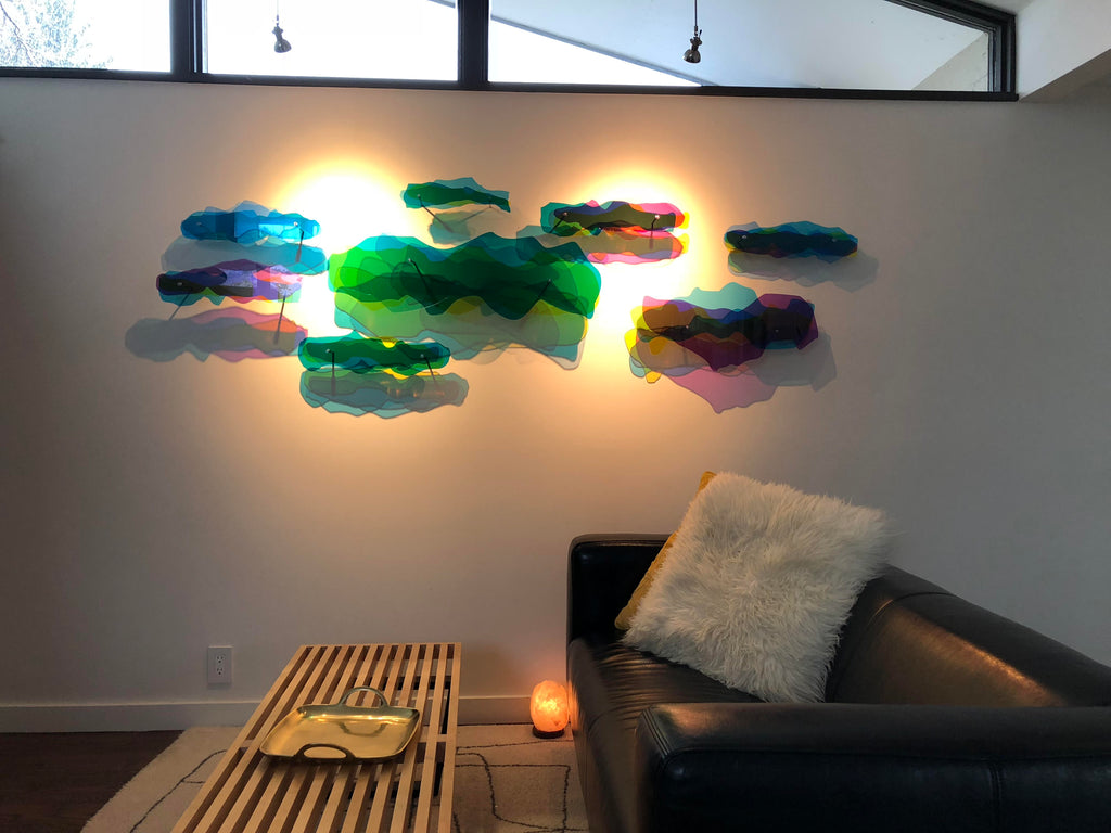 Heading West Home Art Acrylic Sculpture Melissa Borrell Design