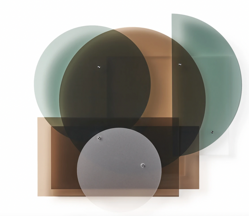 Midnight Moon Acrylic Art Sculpture Series Melissa Borrell 