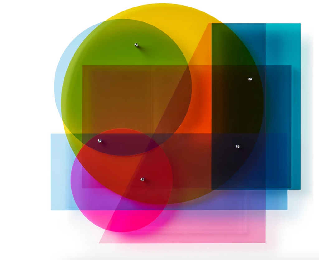 Vivid Sun Acrylic Art Sculpture Series Melissa Borrell 