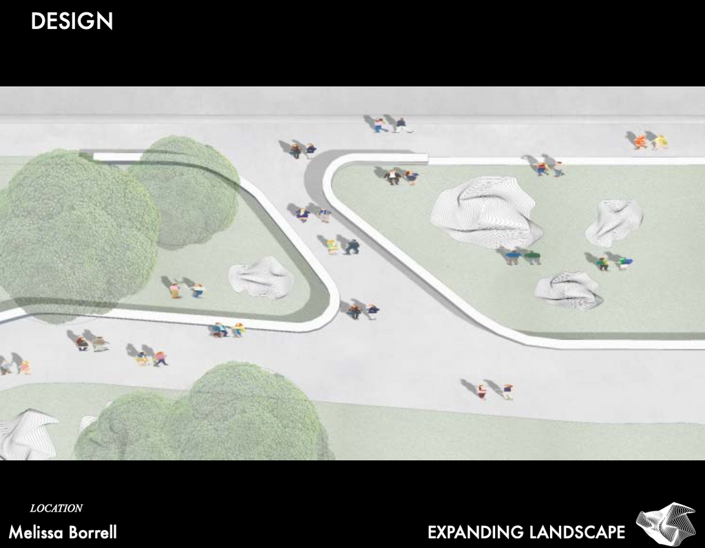 Expanding Landscape Proposal Austin Airport Art Public Art Melissa Borrell Steel Sculpture