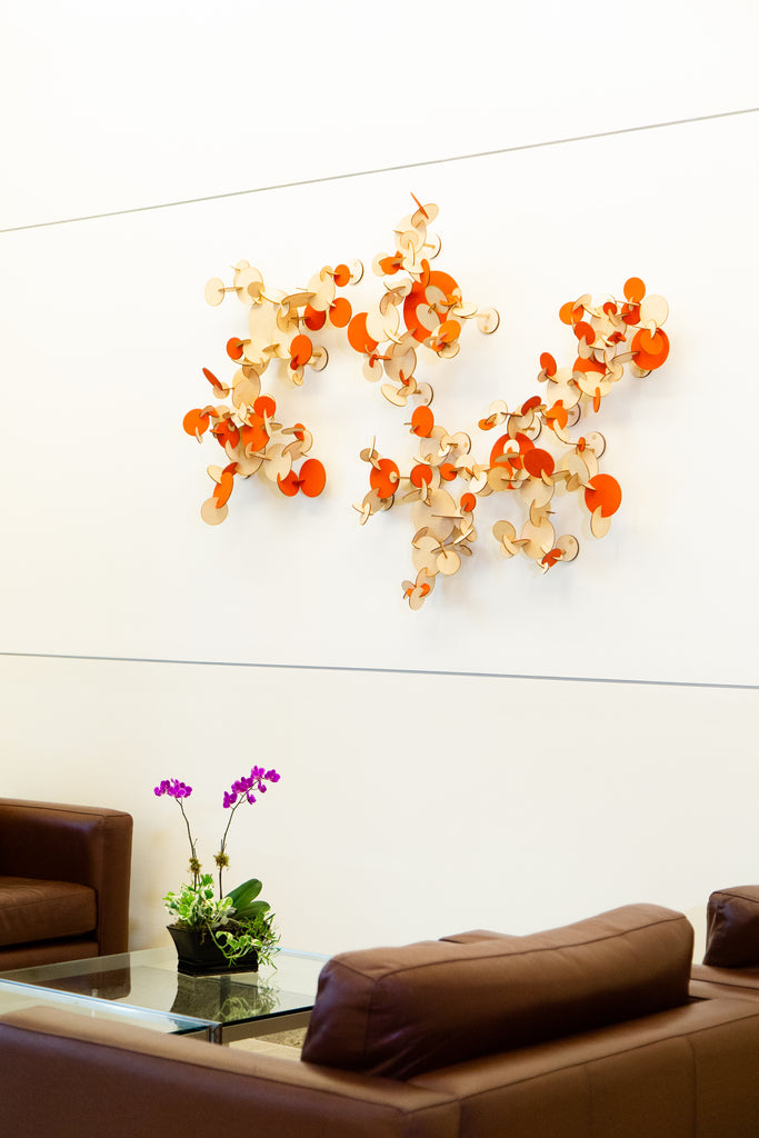Photo Credit: Lawrence Elizabeth Photography Fractal Nature Wall Art Sculpture Melissa Borrell