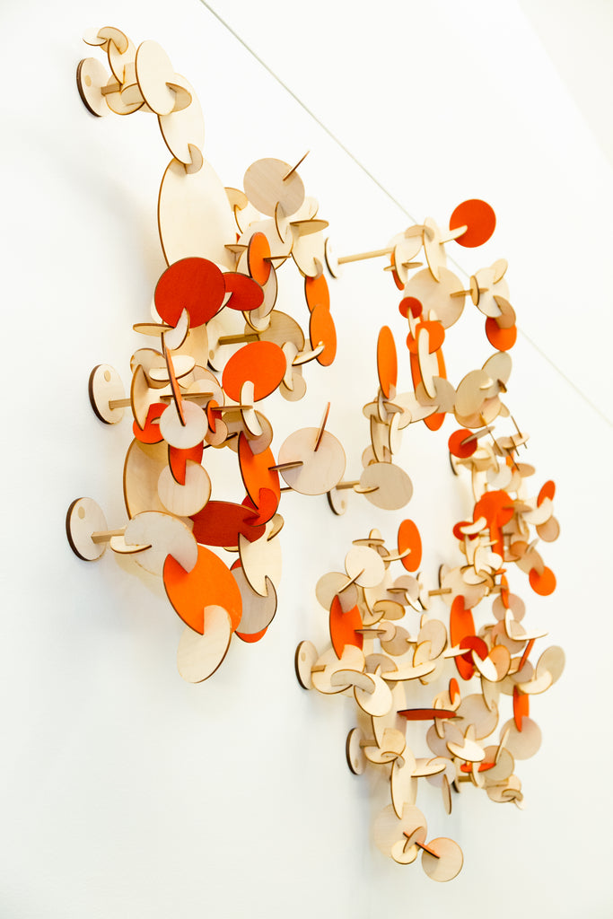 Photo Credit: Lawrence Elizabeth Photography Fractal Nature Wall Art Sculpture Melissa Borrell