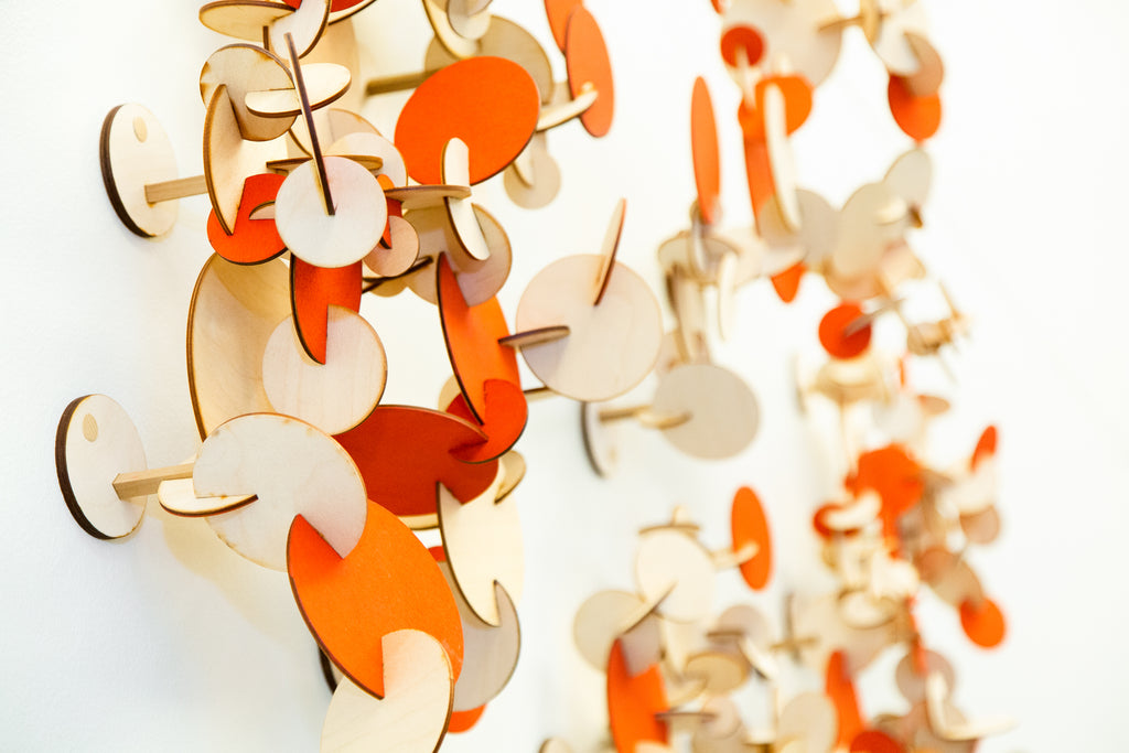 Photo Credit: Lawrence Elizabeth Photography Fractal Nature Wall Art Sculpture Melissa Borrell