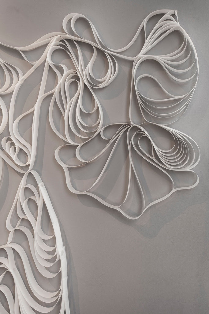 Wave Mixed Media Installation Austin Melissa Borrell 