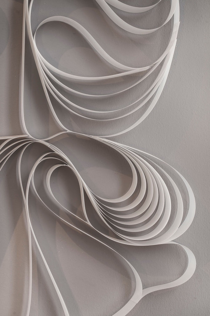 Wave Mixed Media Installation Austin Melissa Borrell 