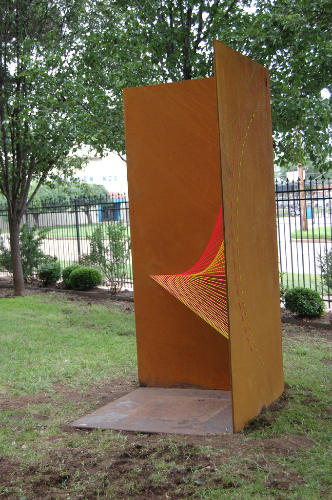 HyParabolic Outdoor Art Sculpture String Melissa Borrell