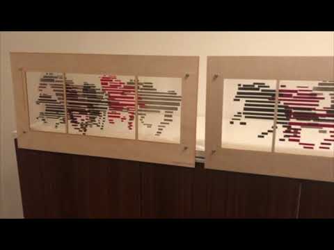 In Motion Glass Art Sculpture 3D Art Texas Tech Installation Melissa Borrell